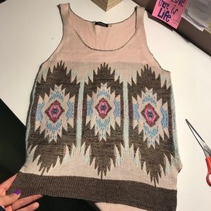 GREAT CONDITION BOHO SWEATER BLOUSE(3 for $12)